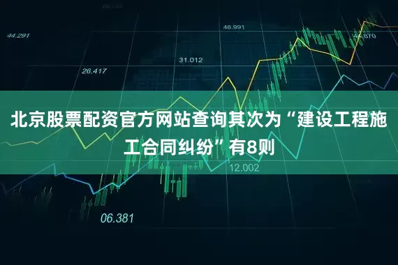 北京股票配资官方网站查询其次为“建设工程施工合同纠纷”有8则