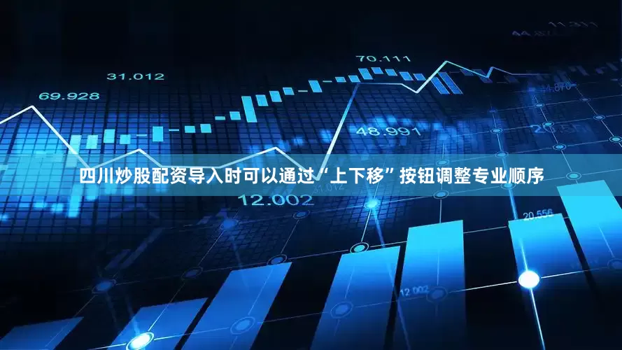 四川炒股配资导入时可以通过“上下移”按钮调整专业顺序