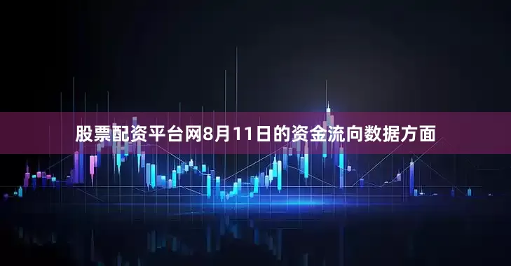 股票配资平台网8月11日的资金流向数据方面