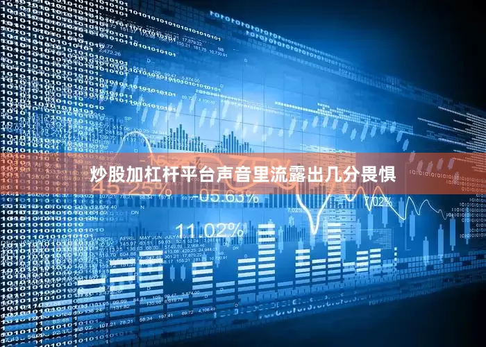 炒股加杠杆平台声音里流露出几分畏惧